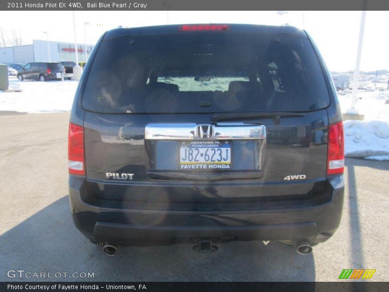 Bali Blue Pearl / Gray 2011 Honda Pilot EX 4WD