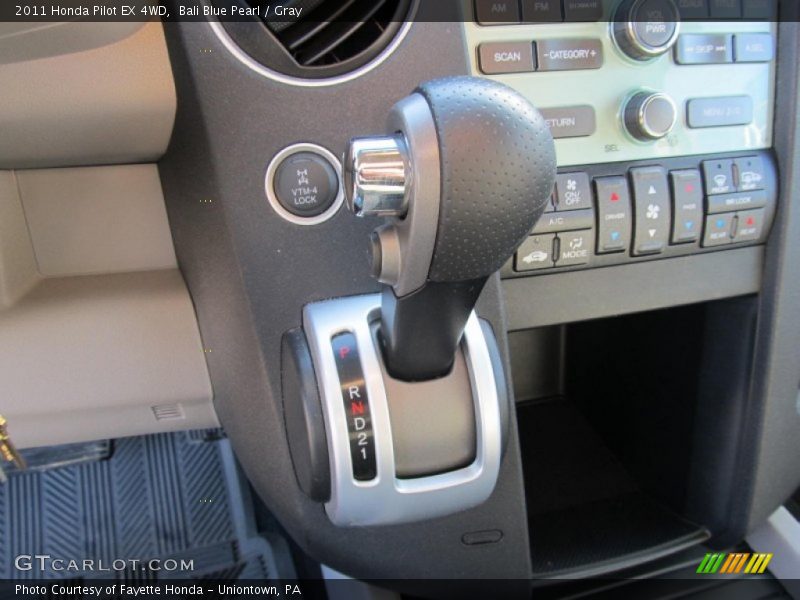 Bali Blue Pearl / Gray 2011 Honda Pilot EX 4WD