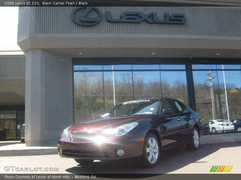 Black Garnet Pearl / Black 2006 Lexus ES 330