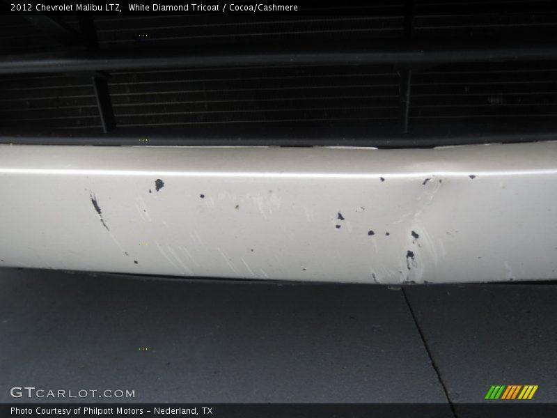 White Diamond Tricoat / Cocoa/Cashmere 2012 Chevrolet Malibu LTZ