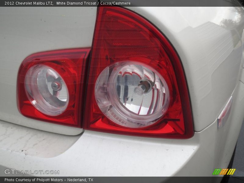 White Diamond Tricoat / Cocoa/Cashmere 2012 Chevrolet Malibu LTZ