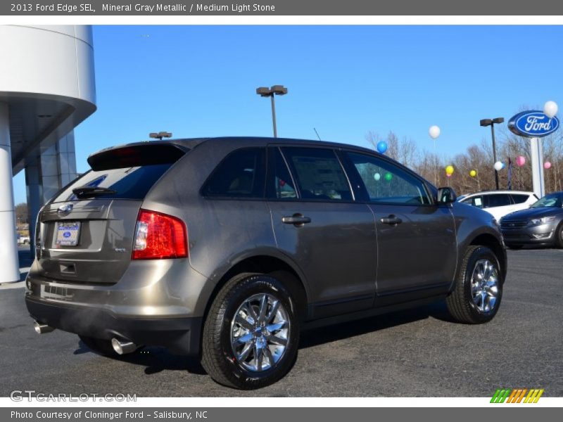 Mineral Gray Metallic / Medium Light Stone 2013 Ford Edge SEL