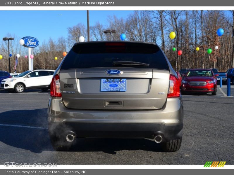 Mineral Gray Metallic / Medium Light Stone 2013 Ford Edge SEL