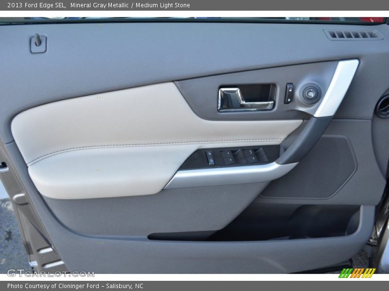 Mineral Gray Metallic / Medium Light Stone 2013 Ford Edge SEL