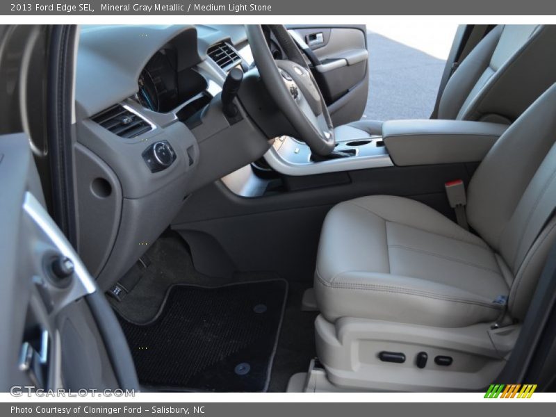 Mineral Gray Metallic / Medium Light Stone 2013 Ford Edge SEL