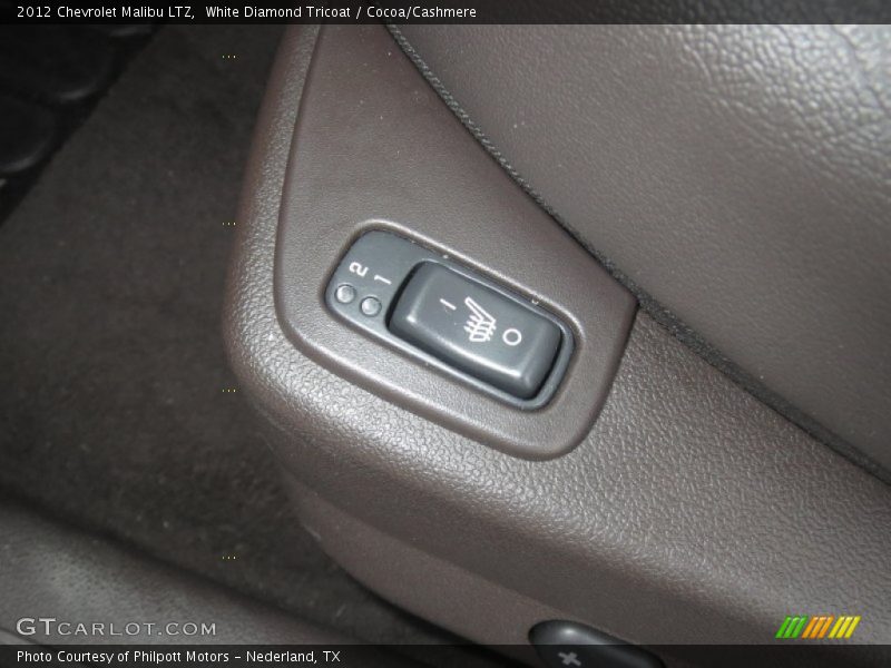 White Diamond Tricoat / Cocoa/Cashmere 2012 Chevrolet Malibu LTZ