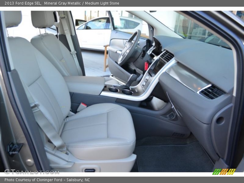 Mineral Gray Metallic / Medium Light Stone 2013 Ford Edge SEL