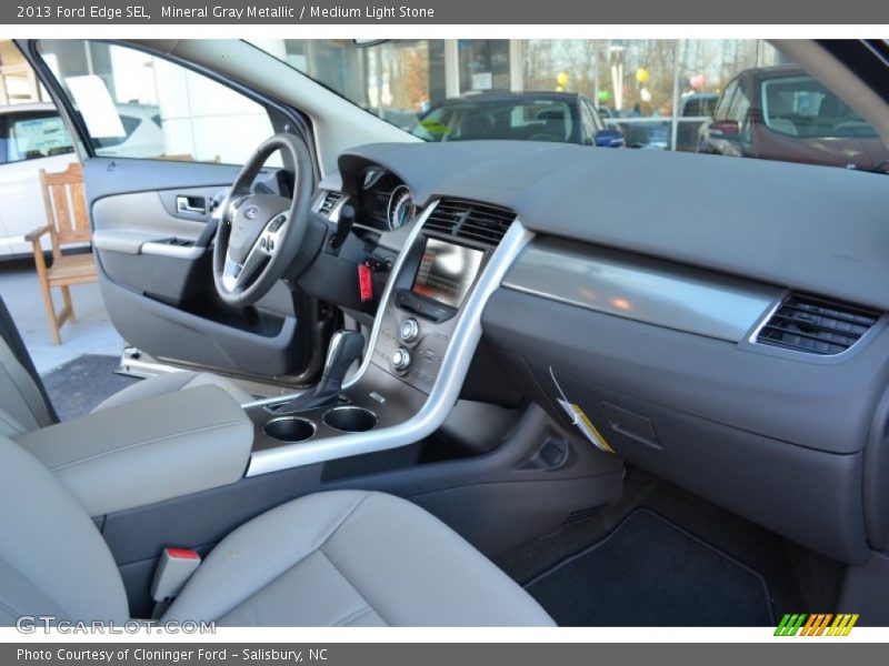 Mineral Gray Metallic / Medium Light Stone 2013 Ford Edge SEL