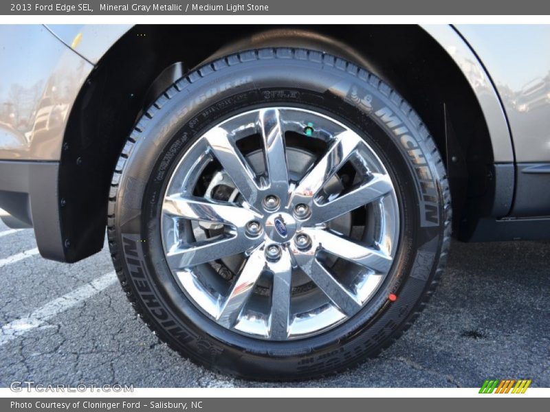 Mineral Gray Metallic / Medium Light Stone 2013 Ford Edge SEL