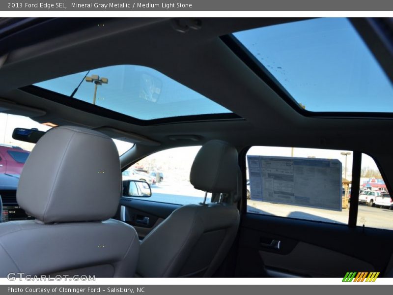 Mineral Gray Metallic / Medium Light Stone 2013 Ford Edge SEL