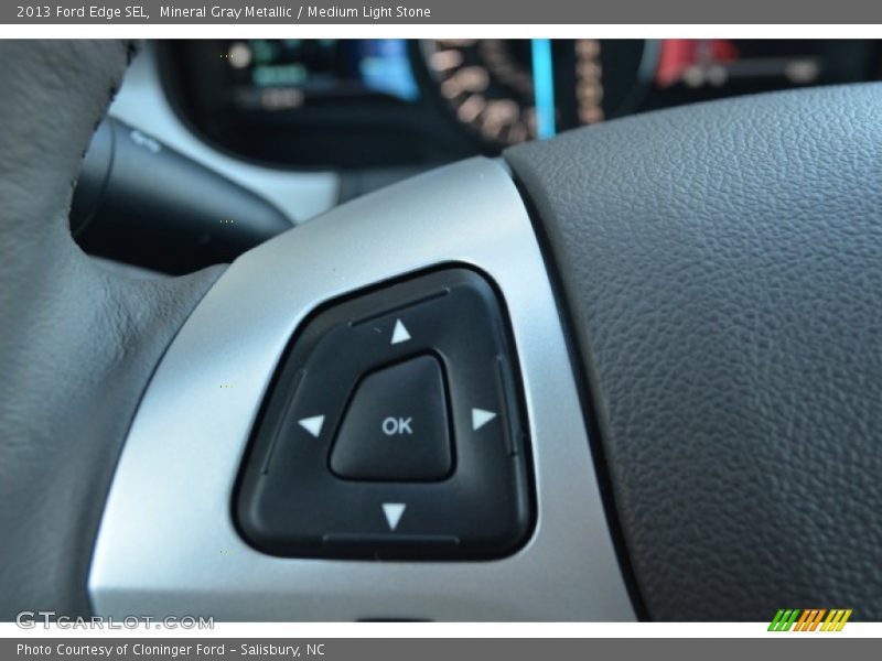 Mineral Gray Metallic / Medium Light Stone 2013 Ford Edge SEL
