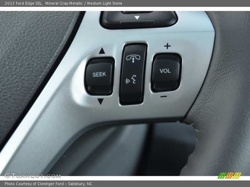 Mineral Gray Metallic / Medium Light Stone 2013 Ford Edge SEL