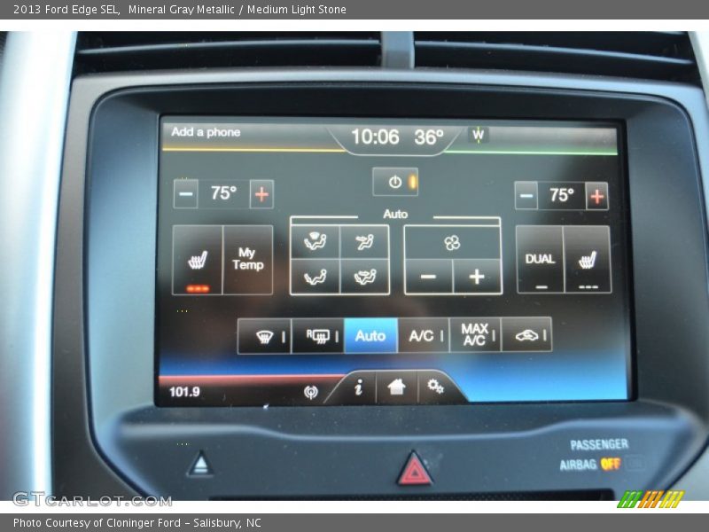 Mineral Gray Metallic / Medium Light Stone 2013 Ford Edge SEL