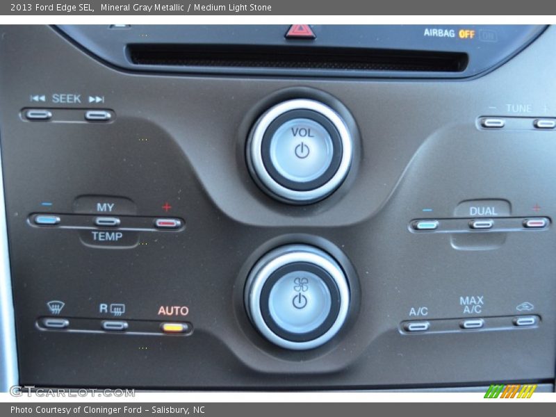 Mineral Gray Metallic / Medium Light Stone 2013 Ford Edge SEL