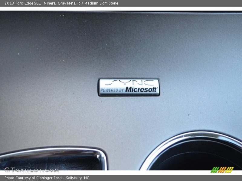 Mineral Gray Metallic / Medium Light Stone 2013 Ford Edge SEL