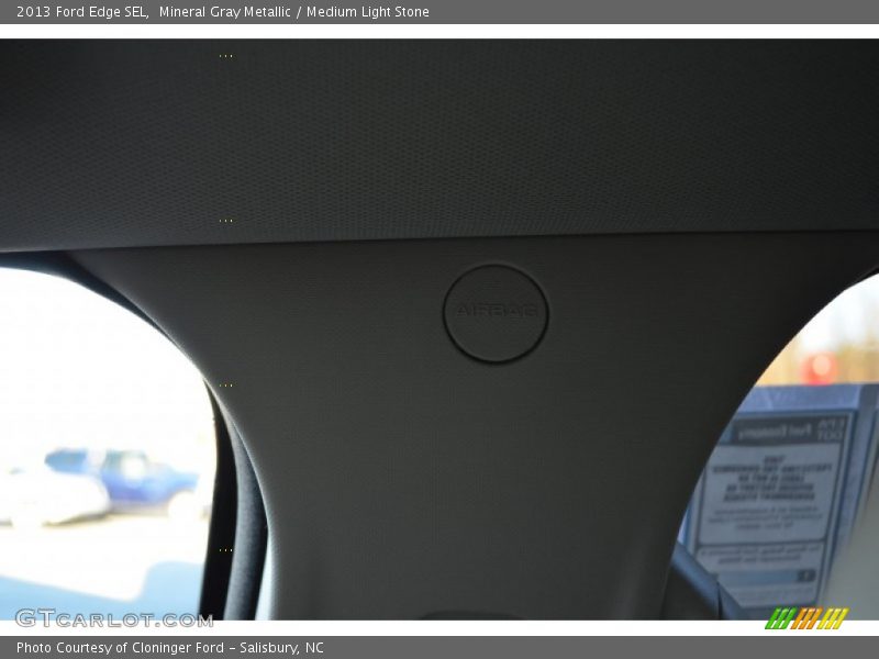 Mineral Gray Metallic / Medium Light Stone 2013 Ford Edge SEL