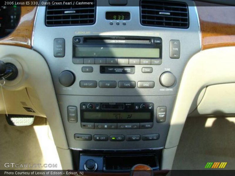 Oasis Green Pearl / Cashmere 2006 Lexus ES 330