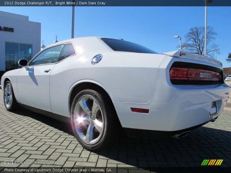 Bright White / Dark Slate Gray 2012 Dodge Challenger R/T