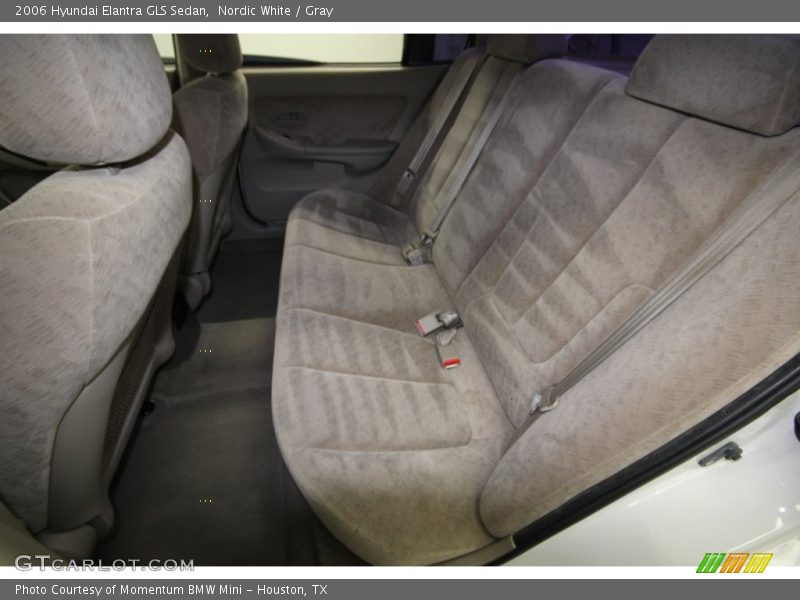 Nordic White / Gray 2006 Hyundai Elantra GLS Sedan