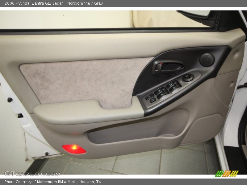 Nordic White / Gray 2006 Hyundai Elantra GLS Sedan