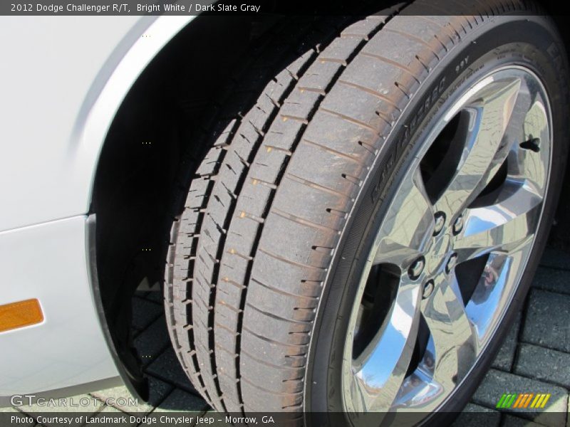 Bright White / Dark Slate Gray 2012 Dodge Challenger R/T
