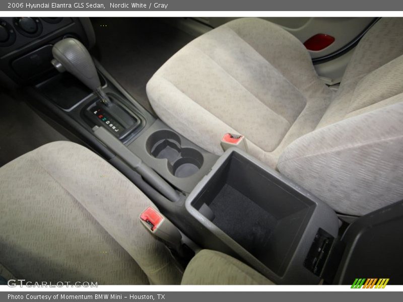 Nordic White / Gray 2006 Hyundai Elantra GLS Sedan