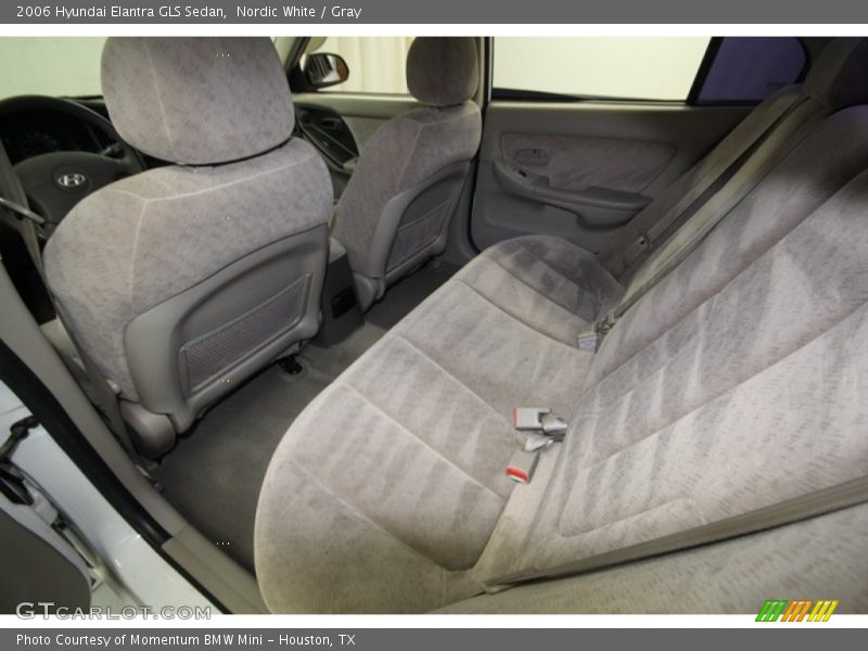 Nordic White / Gray 2006 Hyundai Elantra GLS Sedan
