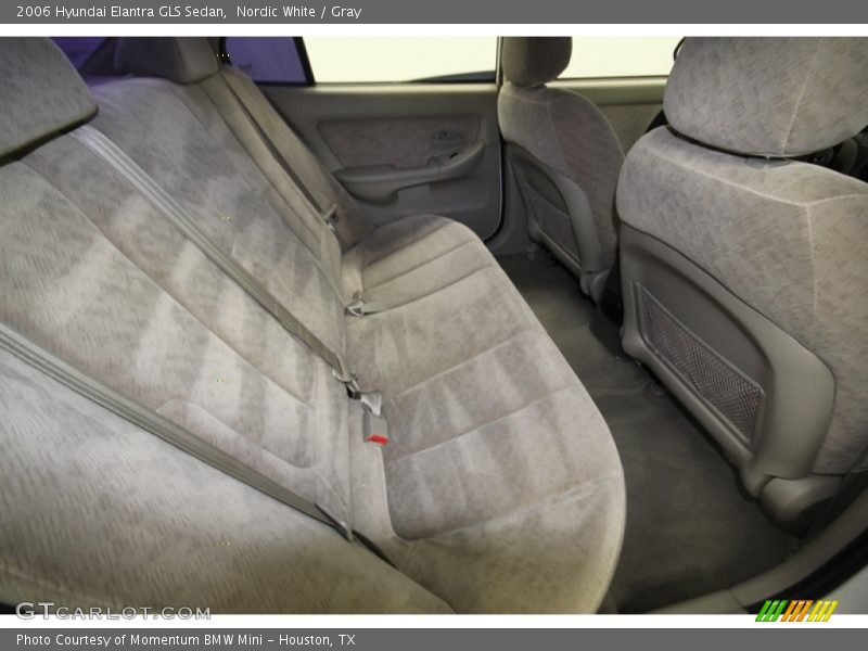 Nordic White / Gray 2006 Hyundai Elantra GLS Sedan