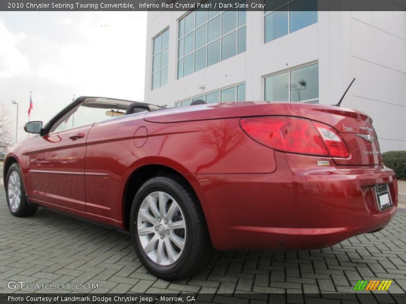 Inferno Red Crystal Pearl / Dark Slate Gray 2010 Chrysler Sebring Touring Convertible