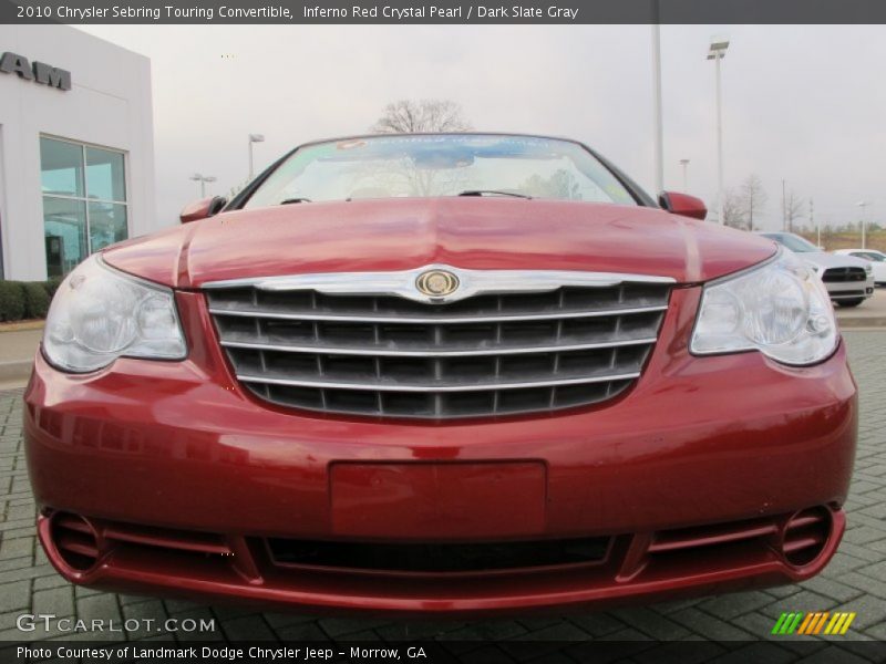 Inferno Red Crystal Pearl / Dark Slate Gray 2010 Chrysler Sebring Touring Convertible