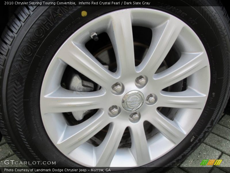 Inferno Red Crystal Pearl / Dark Slate Gray 2010 Chrysler Sebring Touring Convertible