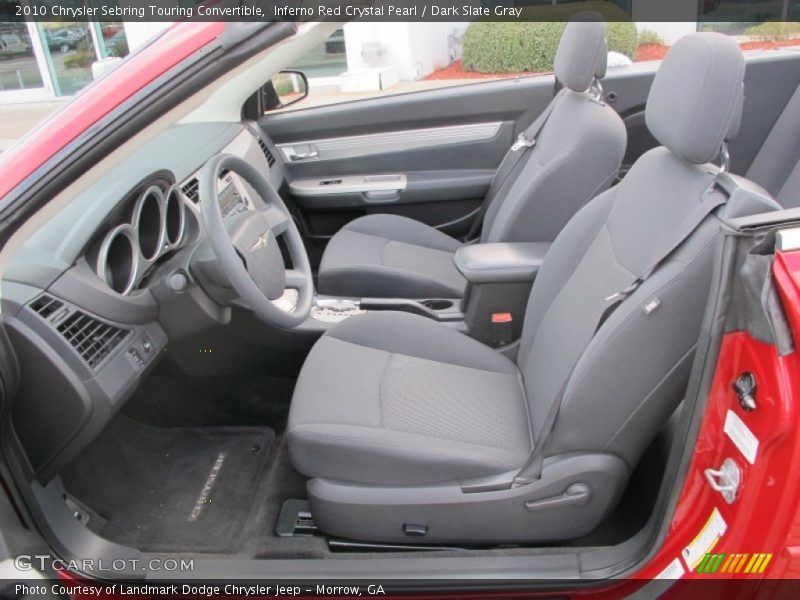 Inferno Red Crystal Pearl / Dark Slate Gray 2010 Chrysler Sebring Touring Convertible