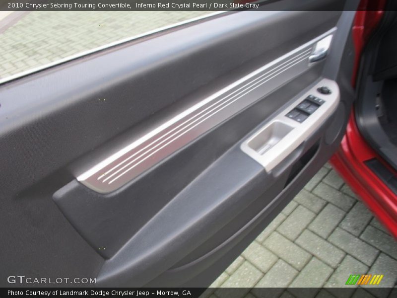 Inferno Red Crystal Pearl / Dark Slate Gray 2010 Chrysler Sebring Touring Convertible