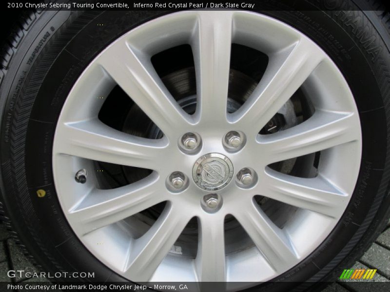 Inferno Red Crystal Pearl / Dark Slate Gray 2010 Chrysler Sebring Touring Convertible