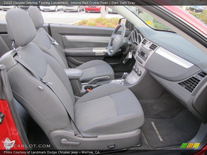 Inferno Red Crystal Pearl / Dark Slate Gray 2010 Chrysler Sebring Touring Convertible