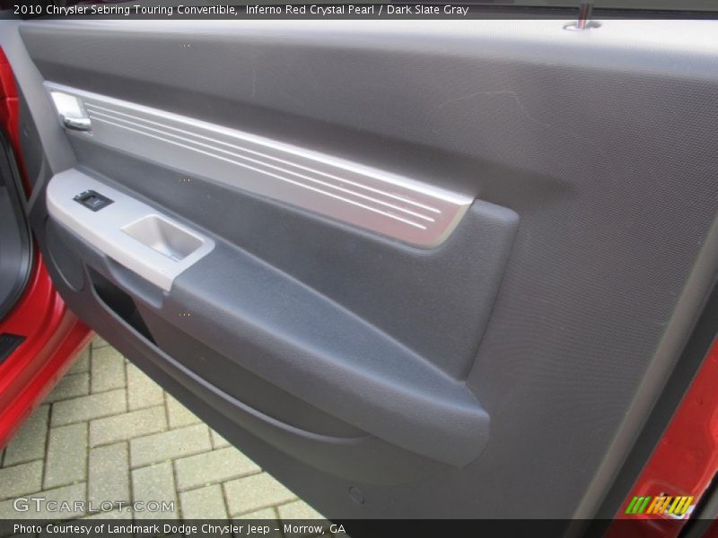 Inferno Red Crystal Pearl / Dark Slate Gray 2010 Chrysler Sebring Touring Convertible