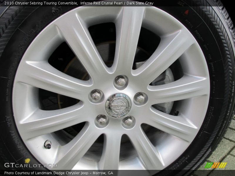 Inferno Red Crystal Pearl / Dark Slate Gray 2010 Chrysler Sebring Touring Convertible