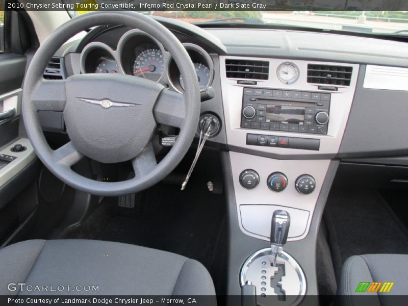 Inferno Red Crystal Pearl / Dark Slate Gray 2010 Chrysler Sebring Touring Convertible