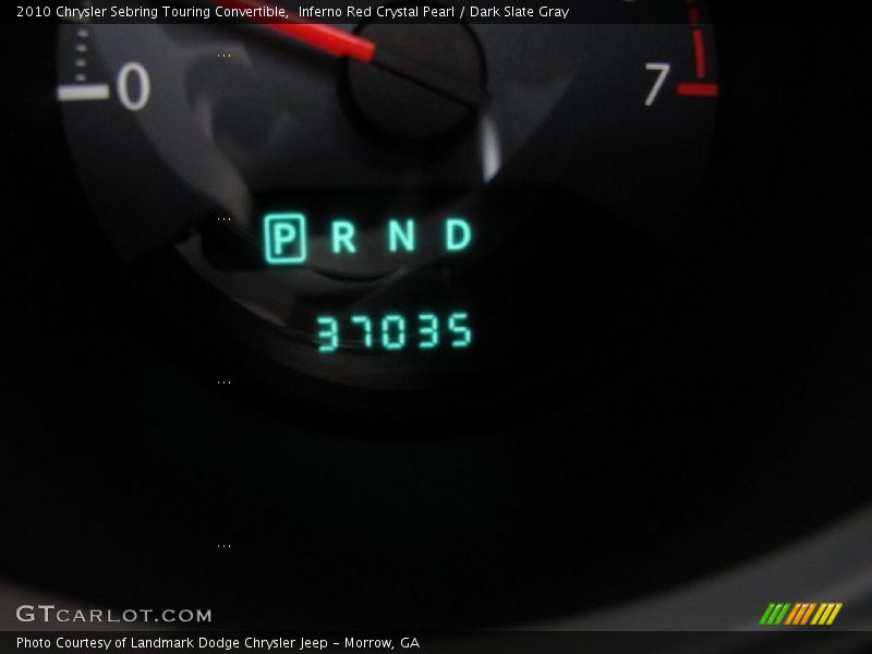 Inferno Red Crystal Pearl / Dark Slate Gray 2010 Chrysler Sebring Touring Convertible