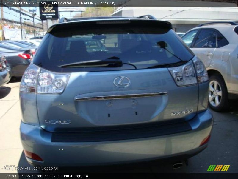 Breakwater Blue Metallic / Light Gray 2006 Lexus RX 330 AWD