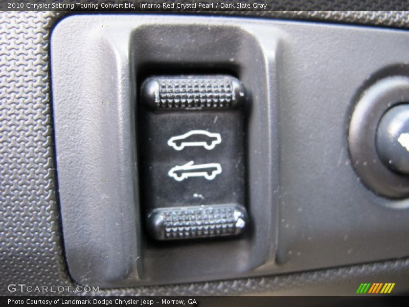 Inferno Red Crystal Pearl / Dark Slate Gray 2010 Chrysler Sebring Touring Convertible