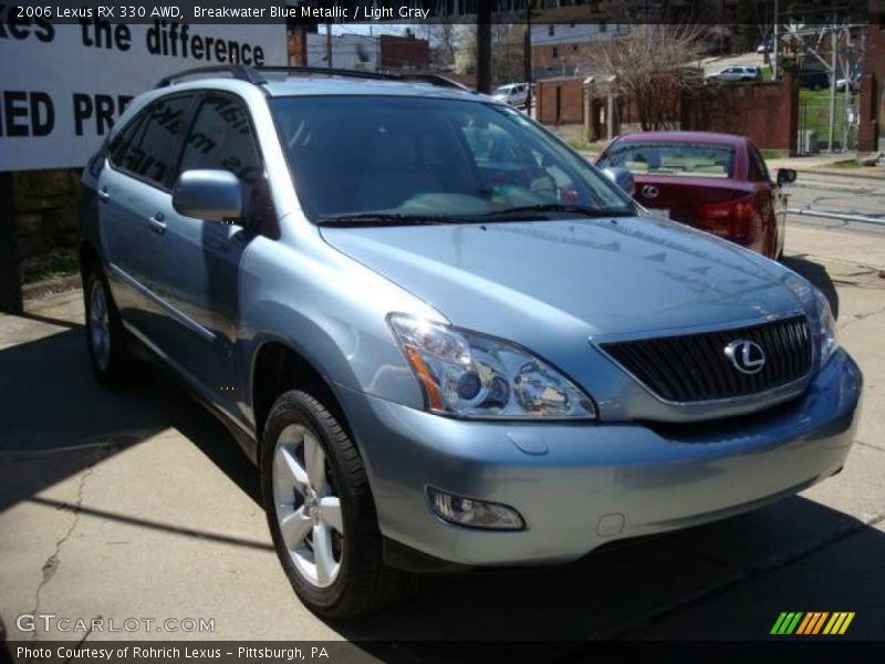 Breakwater Blue Metallic / Light Gray 2006 Lexus RX 330 AWD