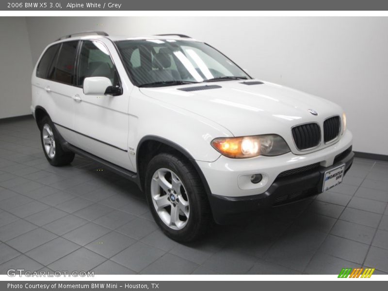 Alpine White / Grey 2006 BMW X5 3.0i