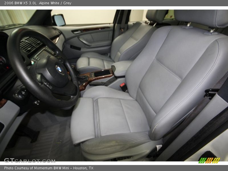 Alpine White / Grey 2006 BMW X5 3.0i
