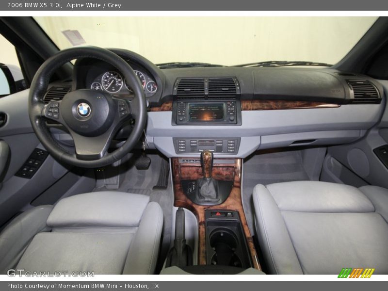 Alpine White / Grey 2006 BMW X5 3.0i