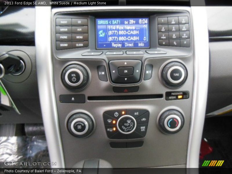 White Suede / Medium Light Stone 2013 Ford Edge SE AWD
