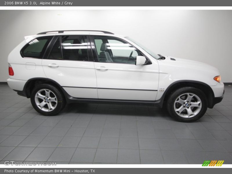 Alpine White / Grey 2006 BMW X5 3.0i