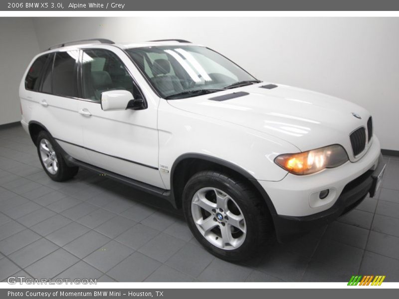 Alpine White / Grey 2006 BMW X5 3.0i