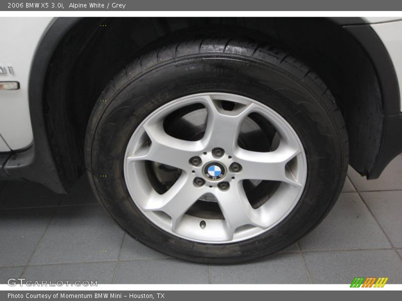 Alpine White / Grey 2006 BMW X5 3.0i