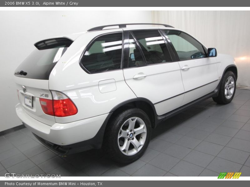 Alpine White / Grey 2006 BMW X5 3.0i
